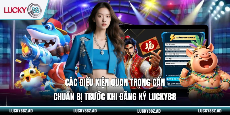 Các điều kiện quan trọng cần chuẩn bị trước khi đăng ký LUCKY88
