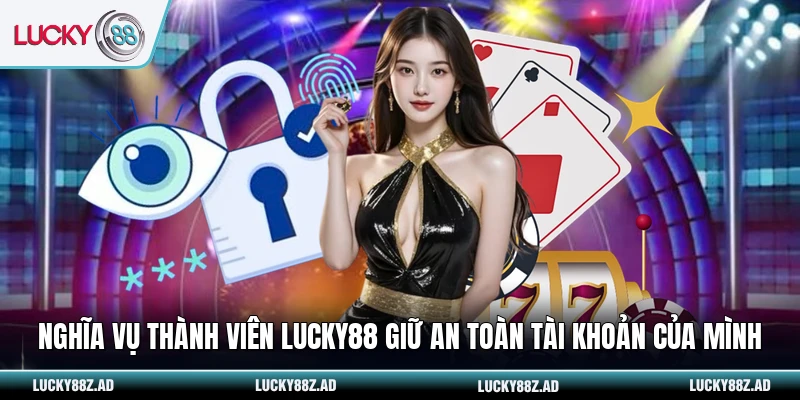 Nghĩa vụ thành viên LUCKY88 giữ an toàn tài khoản của mình