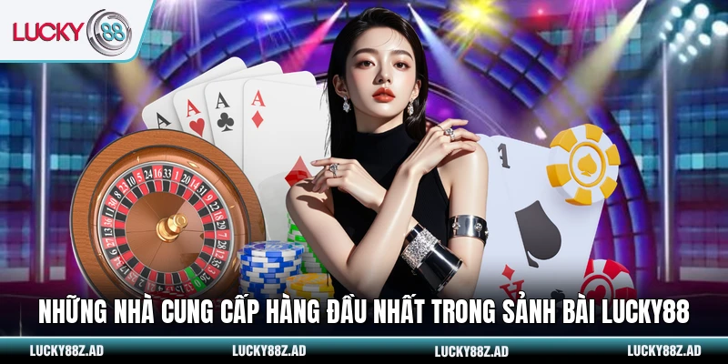 Những nhà cung cấp hàng đầu nhất trong sảnh bài LUCKY88