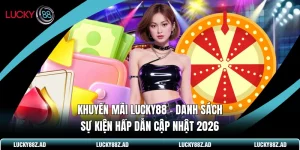 Khuyến Mãi LUCKY88 - Danh Sách Sự Kiện Hấp Dẫn Cập Nhật 2026